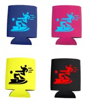 Kung-Fu You! Jetski Can Koozies