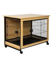 [PaWz] Wooden Wire Dog Kennel XXL in Multi