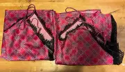 TWO (2) of VICTORIA'S SECRET SATIN CAMI VS SLEEP SHIRT TANK TOP NEW with TAGS
