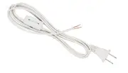 ® Lamp Cord with Rotary Switch, Polarized Plug, Stripped Ends Ready for Wirin...