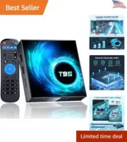 Smart TV Box Android 10.0 - 4GB RAM 64GB ROM - Dual Band Wi-Fi - 4K 6K TV Box