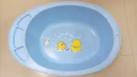 在飛比找Yahoo!奇摩拍賣優惠-黃色小鴨 二手 嬰兒浴盆 幼兒泡澡桶 兒童浴缸 洗澡盆