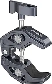 SMALLRIG Crab-Shaped Clamp with 1/4"-20, 3/8"-16 Locating Hole for ARRI, Payload 7.7lbs/3.5kg, for Most Photographic Accessories - 3755B