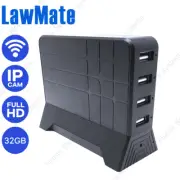 LawMate Security Camera WIFI 32GB Home Hub Station Monitor LIVE Spy hidden