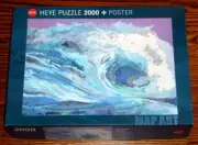 Heye Jigsaw Puzzle MAP ART Map Wave 2000 Pieces No.: 29872 - New Open Box