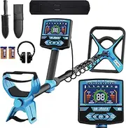Metal Detector for Adults Waterproof, Precision Metal Detector Waterproof Gold and Silver, Higher Precision, Technology Large LED Display, Strong Memory Mode, 12 Inch IP68 Coil, New Top DSP Chip