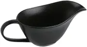 Gravy Boat Gravy Jug with Smooth Handle Accesory Sauce Cup Sauce Boat Container for Beef Creamer Salad dressings BBQ Broth, Black