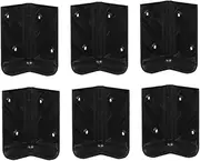 Vaguelly 6 Sets Durable Stage Speaker Corner Protectors High Performance Collision Guards for Easy Installation and Disassembly Simple Corner Protection for Extended Speaker Life
