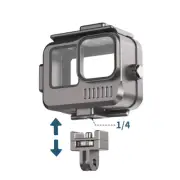 Aluminium 40m Waterproof Housing Case Diving Case Shell for Gopro 11 10 9 Camera