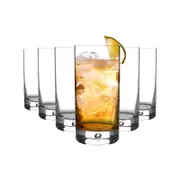 Bormioli Rocco 24 Piece Barglass Highball Glasses Set - Bubble Base - 375ml