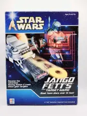 Star Wars Jango Fett's Target Game Blasts Foam Discs Milton Bradley Vtg. 2002