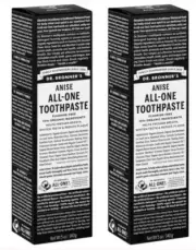 DR BRONNER'S Toothpaste Anise 5 Ounces ( 2 Pack )