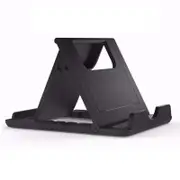 Universal Colorful Foldable Phone Holder Fixble Lazy Holder Desktop Phone Stand Bracket Mount BLACK COLOR