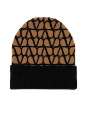 Valentino Garavani Printed Cashmere Beanie