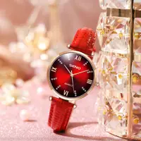 在飛比找蝦皮商城精選優惠-【專櫃正品 高品質】SENO2024新款女士手表皮帶鑽面時尚