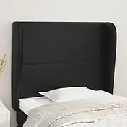 Bed Headboard, Beds Head Frame with Ears Black 83 cm Faux Leather
