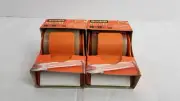 Scotch Tape Dispenser Lot of 2 w/ Tape - New in Box, Canada, Orange