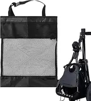 Golf Cart Bag,Cart Golf Bag For Men | Golf Cart Bag Mesh Golf Cart Organizer,Push Pull Golf Cart Back Expansion Storage Bag, Closure Push Cart Net Mesh Bag