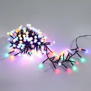 300 LED Connectable Cluster String Light with Cherry Balls