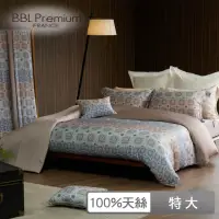 在飛比找momo購物網優惠-【BBL Premium】100%天絲印花床包被套組-馬德里