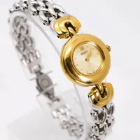 在飛比找蝦皮購物優惠-從日本出貨 正品 精工手錶金色女士復古石英 可愛的 時髦 展