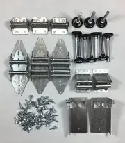 Garage Door Hardware Kit 14 Tune Up Kit Hinge Top Bottom Fixture Nylon Roller