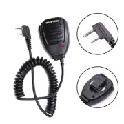 2 Pins Handheld Speaker Shoulder Mic Microphone For Baofeng UV-5R BF-888S Radio