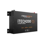 iTechworld Super Slim iTECH200SS Deep Cycle Lithium Battery with Bluetooth LiFeP