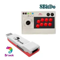 在飛比找momo購物網優惠-【8Bitdo】八位堂 V3街機搖桿 80FE+【Brook