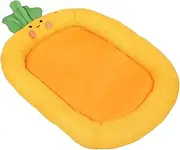 PEPLAYTAL Pet Mat Dog Bed Dog Bed Pad Animal Sleeping Pad Pet Sleeping Mat Orange Cloth