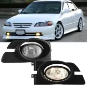 Front Fog Lights Left Right Wiring Kit For 1998-2002 Honda Accord 4 Door Sedan (for: Honda)
