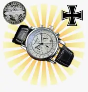 German Graf Luftschiff Zeppelin Blimp Pilot LZ 127 Battle Iron Cross War Watch X