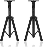 Height Adjustable Universal Dual Speaker Stand Set Studio Monitor Stands Speaker