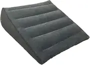Zerodeko 1pc Triangular Pad Lumbar Pad Filler Inflatable Pillows for Camping Air Chair Cushion Inflatable Cushion Wedge Inflating Portable Inflatable Wedge Pillow Sit Post Foam Flocking PVC