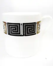 ASIA BLACK R4288 by Wedgwood Demi Cup 2.25" tall NEW NEVER USED made in England
