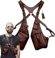 Anti Theft Harness - Outdoor Phone Bag, Underarm Shoulder Bag | Medieval Underarm Shoulder Bag, Outdoor Phone Wallet with Adjustable Strap, Outdoor Phone Bag, Phone Pouch for Men Women