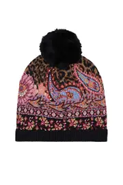 KNIT BEANIE WITH POM POM MAYFAIR MARY