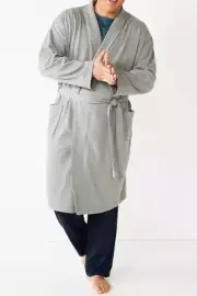 Big & Tall Sonoma Goods For Life® Waffle-Weave Shawl-Collar Men's Robe/NWT