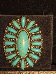 Paparazzi CACTUS CABANA blue TURQUOISE ring