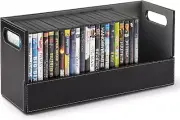 DVD Storage Box Movie Shelf Organizer Blu-Ray Video Game Cases Display Stand