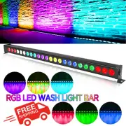 200W RGB 24LED Wall Wash Light Bar DMX Wash Stage Lighting DJ Disco Party Remote