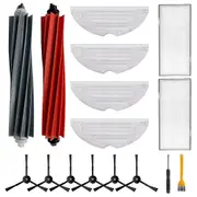 Accessories Kit for S8, S8+, S8 Pro Ultra Robot Vacuum Replacement Parts, Rubber Main Brushes, Filters