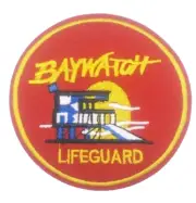 BAYWATCH Iron on / Sew on Patch Embroidered Badge Motif Cosplay Lifeguard PT155