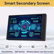 Computer 3.5" USB TYPE-C Secondary Screen CPU GPU RAM HDD Monitor Display Freely