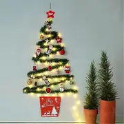 EVAGO Christmas Tree On The Wall DIY Christmas Pendant Tree Christmas Atmosphere Decoration STYLE 1