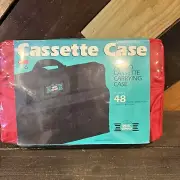 Music Express Cassette Case New. Holds 48 Or 30 Tapes.