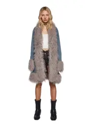 [dELiA*s by Dolls Kill] Beautiful Decay Denim Coat