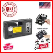 VHS-C Cassette Adapter Compatible with VHS-C SVHS Camcorders Motorized VHS Ca...