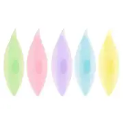 5pcs Tatting Shuttles 77x21x11mm 5 Colors Plastic Shuttles Hand Craft Supplies