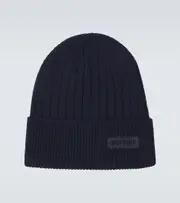 [Gucci] Gucci Ribbed-knit wool beanie M blue
